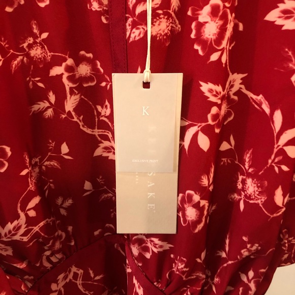 NEW | Keepsake Scarlet Floral Tie Waist Jumpsuit - Picture 4 of 10